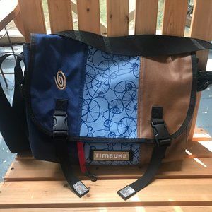 *SOLD* Timbuk 2 Messenger Blue Blk Tan Bicycles